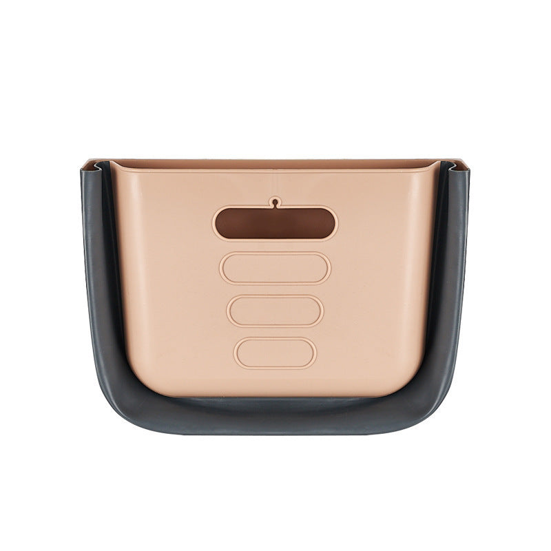 Foldable hanging trash can
